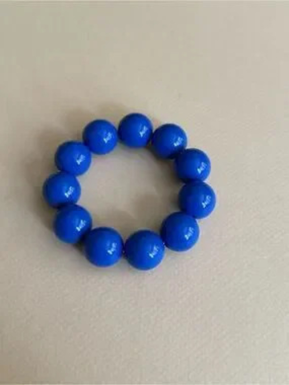Chunky?Royal Blue Bead Bracelet N2330